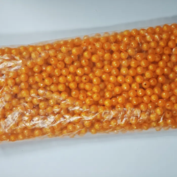 10MM Disko Boncuk Koyu Sarı 1