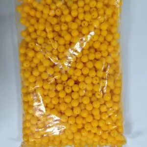 10MM Disko Boncuk Sarı-1