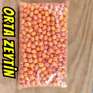 ORTA ZEYTİN BONCUK SARI-TURUNCULU