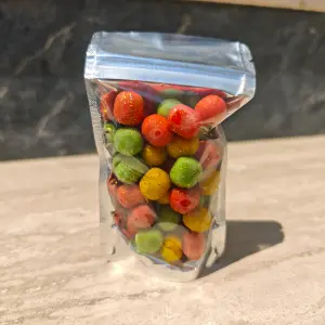 Yuvarlak Karışık Renk Simli Hamur