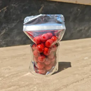 Yuvarlak Kırmızı Simli Hamur