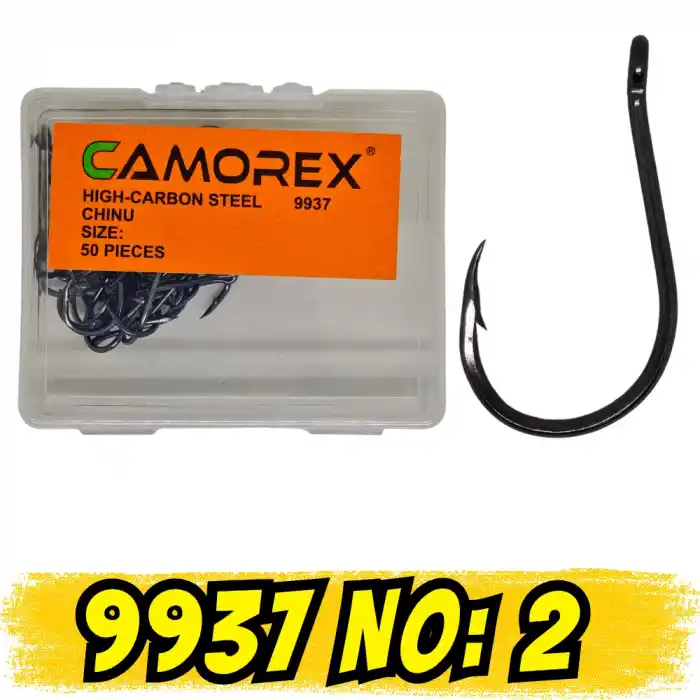 CAMOREX 9937 NO:2 DELİKLİ ÇAPRAZ İĞNE (50 ADET)