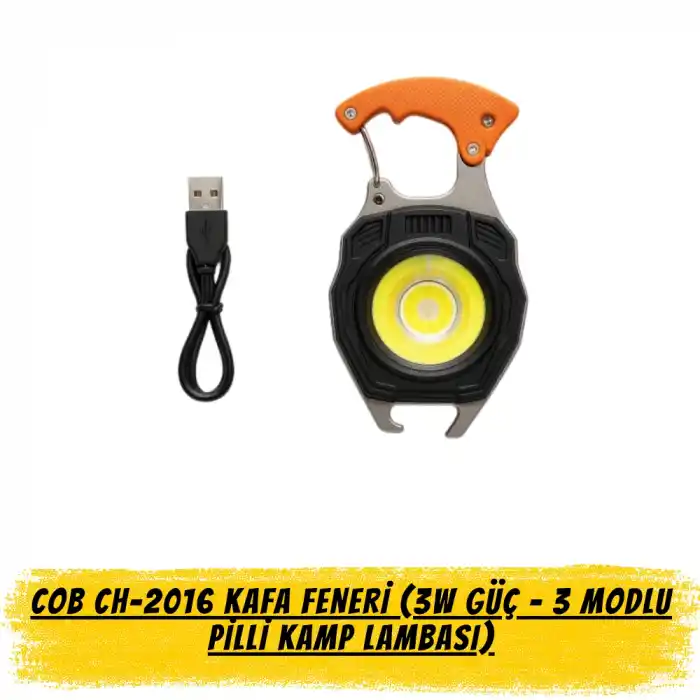 Q-Max Çok Fonksiyonlu Mini LED Lamba - Anahtarlık Boyutunda, USB Şarjlı, 7 Modlu ve Çakmak Özellikli