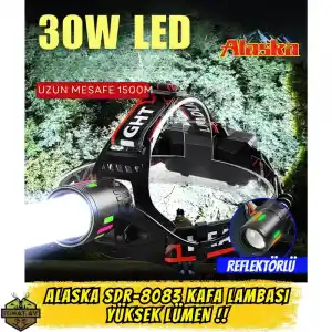 ALASKA SDR-8083 YÜKSEK LÜMEN KAFA LAMBASI