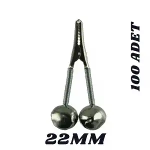 METAL GAGALI ÇİFTLİ ZİL 22MM (100 ADET)