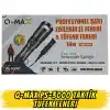 Q-max PS-3000 Taktik Tüfek Feneri 10W - 18650 Lityum Pilli, Yüksek Lümen Gücü