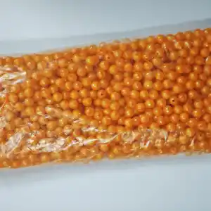 10MM Disko Boncuk Koyu Sarı 1