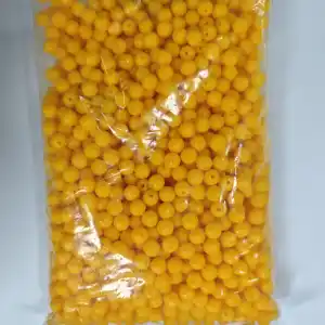 10MM Disko Boncuk Sarı-1