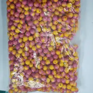 14MM Boncuk Sarı Pembeli