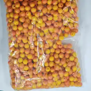 14MM Boncuk Sarıturunculu