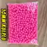 10MM KULPLU BONCUK FOSFOR PEMBE