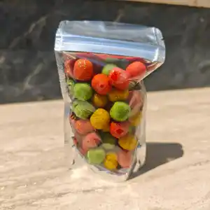 Yuvarlak Karışık Renk Simli Hamur