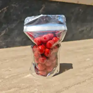 Yuvarlak Kırmızı Simli Hamur