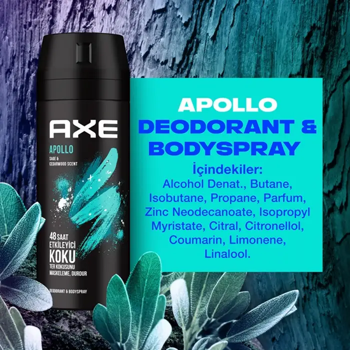 Axe Apollo Erkek Deodorant Sprey 150 ml