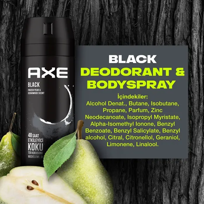Axe Black Erkek Deodorant Sprey 150 ml