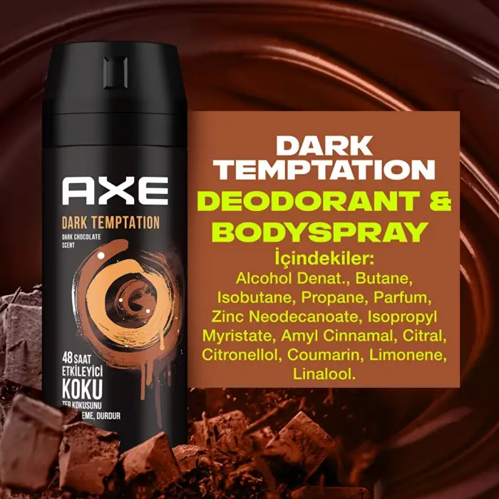 Axe Dark Temptation Erkek Deodorant Sprey 150 ml