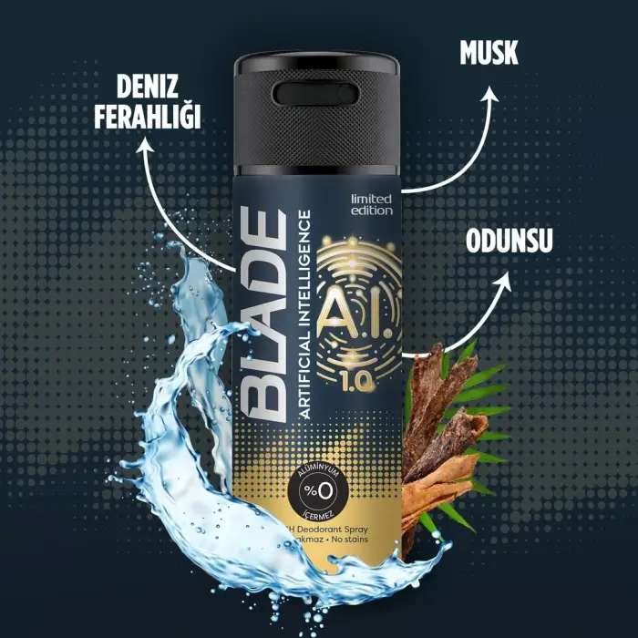 Blade A.I. 1.0 Erkek Deodorant Sprey 150 ml