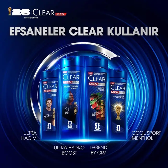 Clear Men Legends Vinicius Junior Şampuan 350 ml