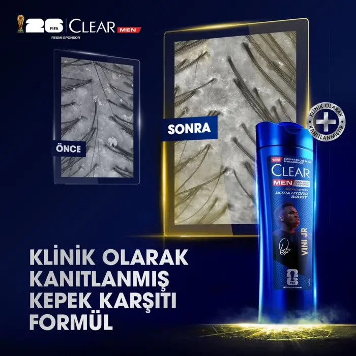 Clear Men Legends Vinicius Junior Şampuan 350 ml