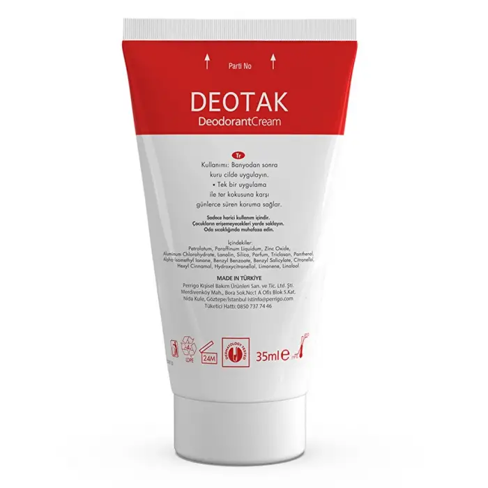 Deotak Unisex Krem Deodorant Klasik 35 ml