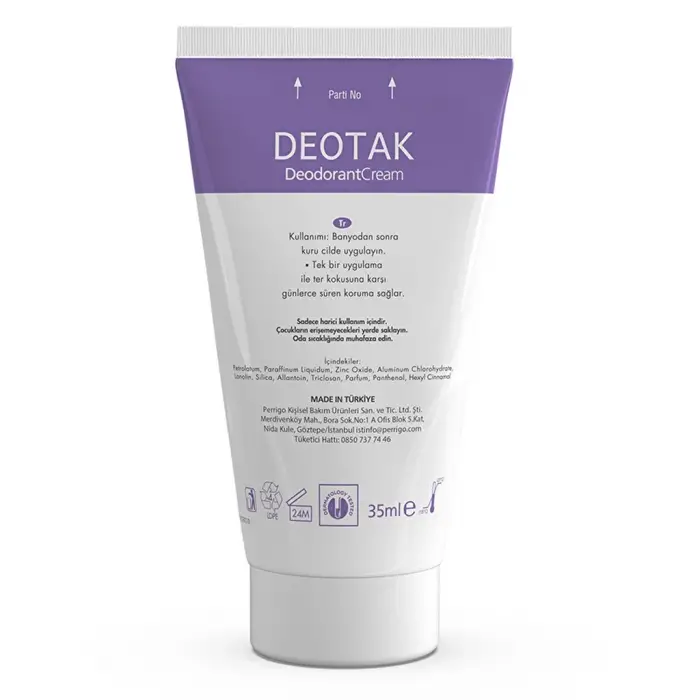Deotak Unisex Krem Deodorant Soft 35 ml