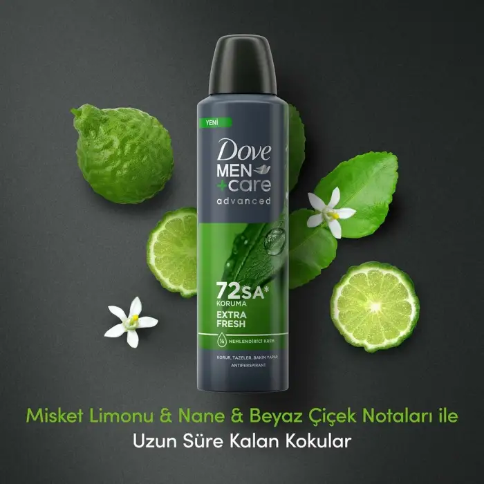 Dove Men +Care Advanced Extra Fresh Erkek Deodorant Sprey 150 ml
