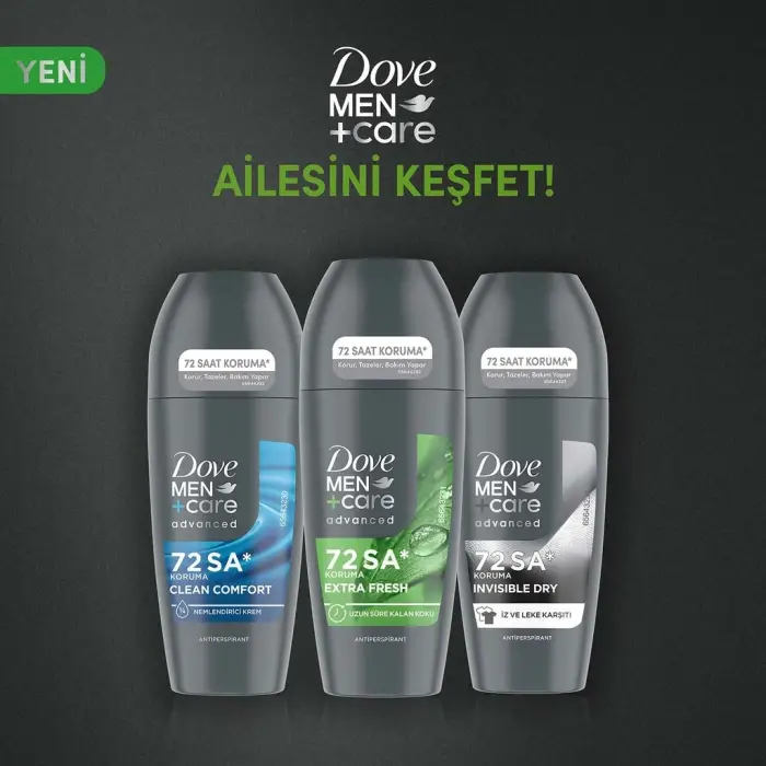 Dove Men +Care Extra Fresh Erkek Roll On Deodorant 50 ml