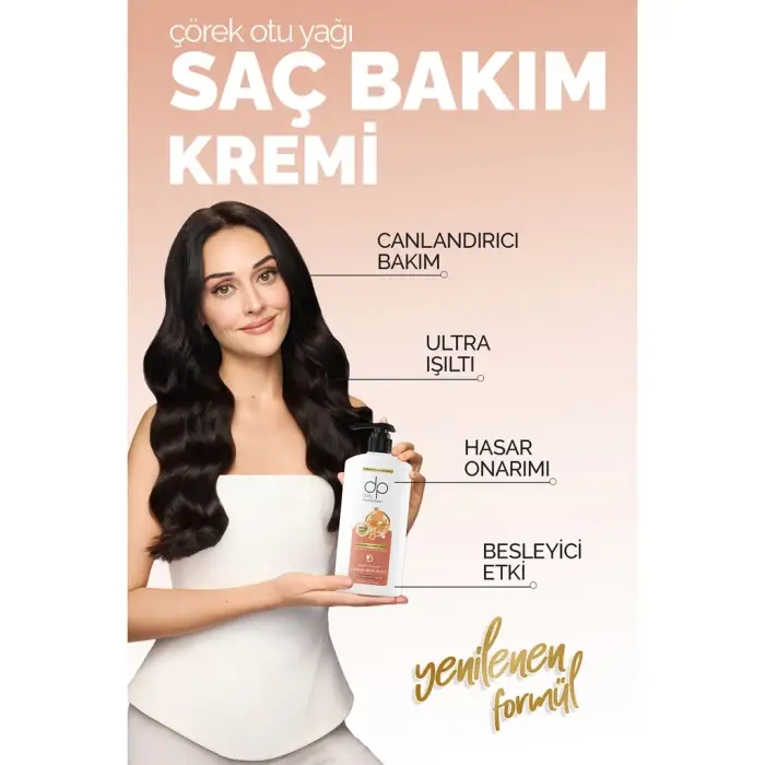 Dp Saç Bakım Kremi Çörek Otu Yağı 400 ml