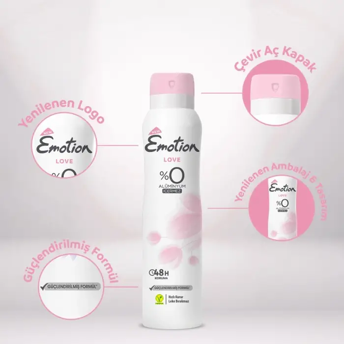 Emotion Kadın Deodorant Love 150 ml