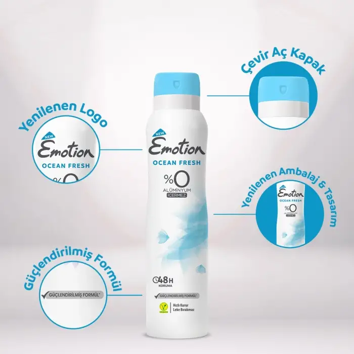 Emotion Kadın Deodorant Ocean Fresh 150 ml