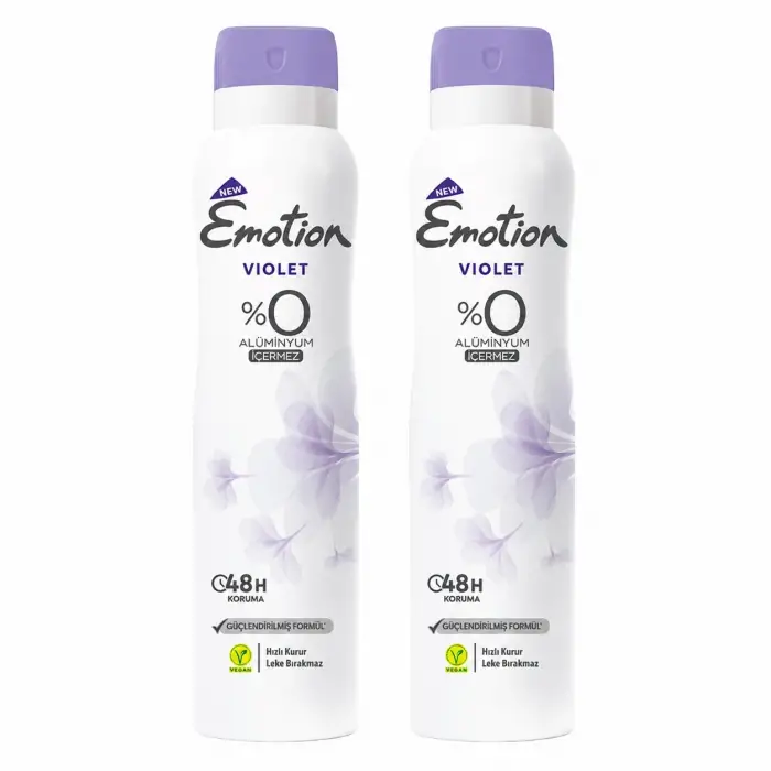Emotion Kadın Deodorant Sprey Violet 2 x 150 ml