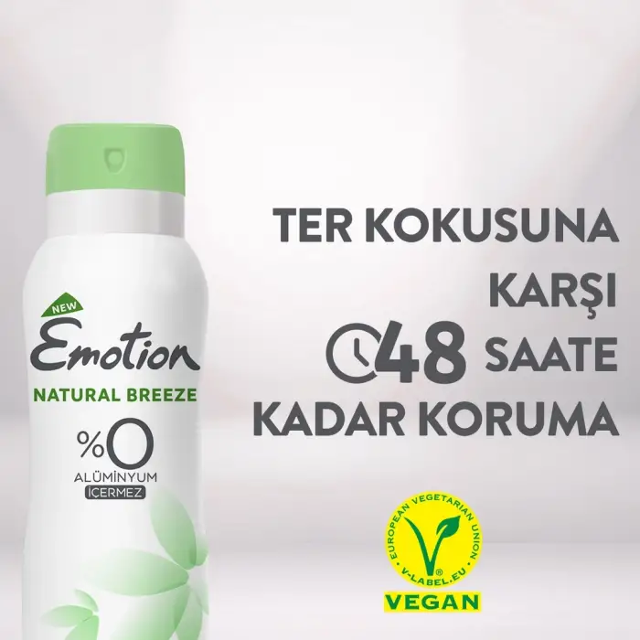Emotion Natural Breeze Kadın Deodorant Sprey 150 ml