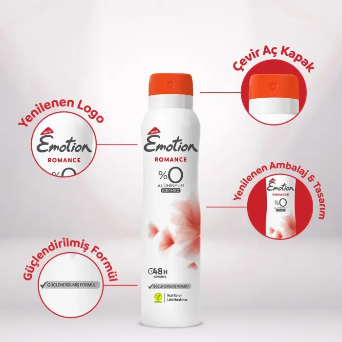 Emotion Romance Kadın Deodorant 150 ml