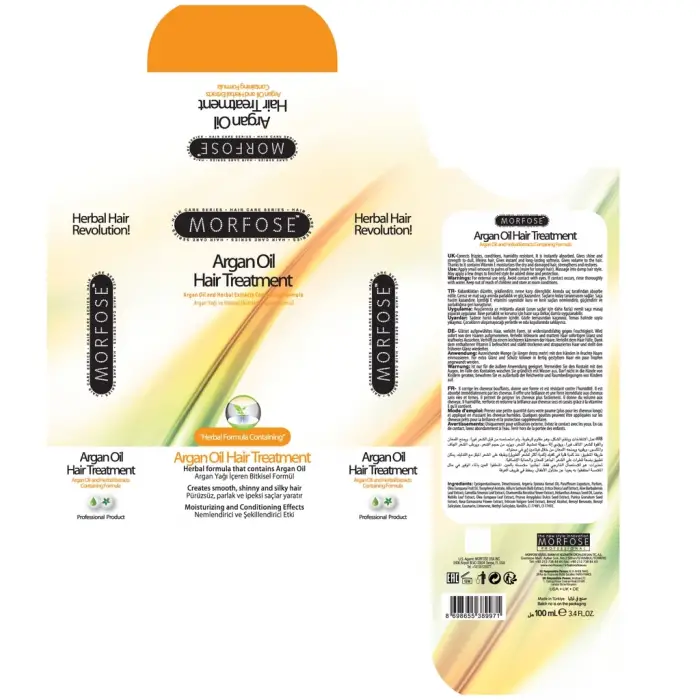 Morfose Bitkisel Saç Yağı Argan 100 ml