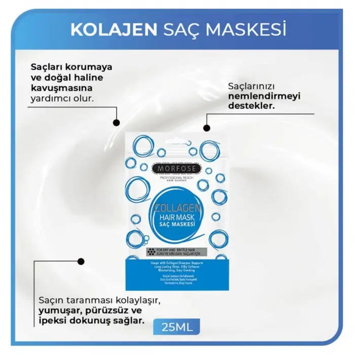 Morfose Kolajen Saç Maskesi 25 ml
