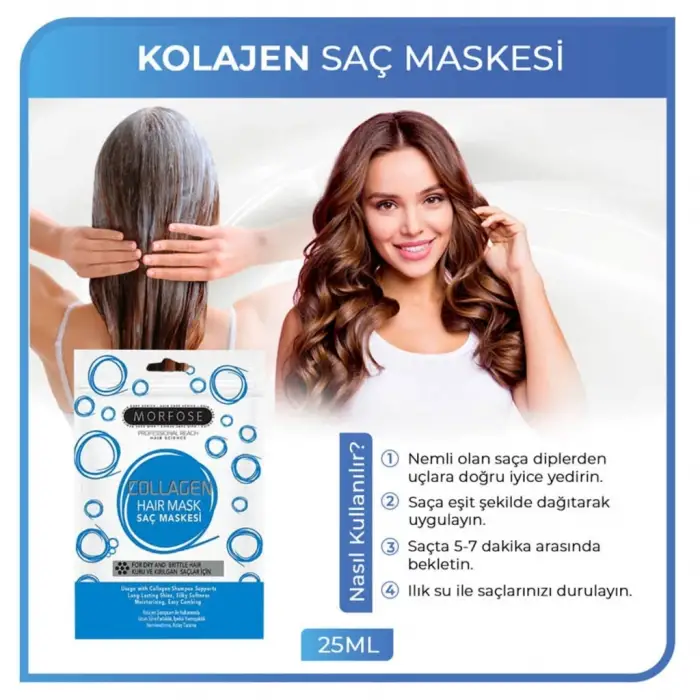 Morfose Kolajen Saç Maskesi 25 ml