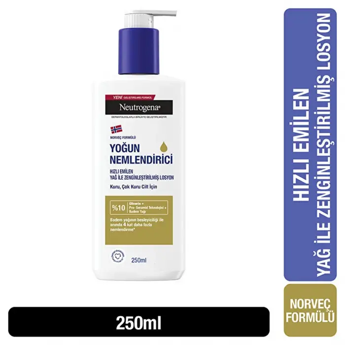 Neutrogena Yağ İle Zenginleştirilmiş Vücut Losyonu 250 ml
