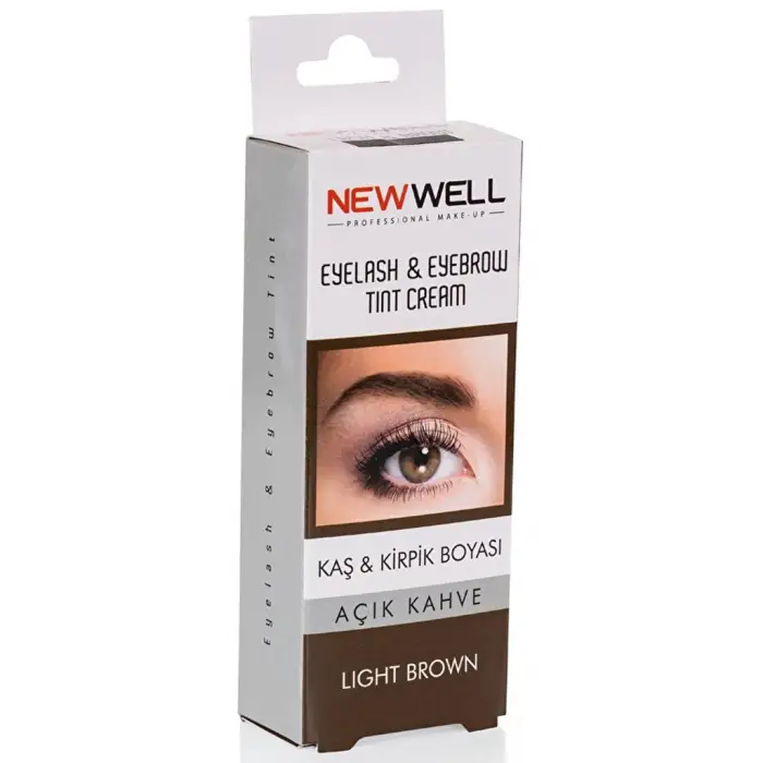 New Well Kaş Kirpik Boyası Light Brown