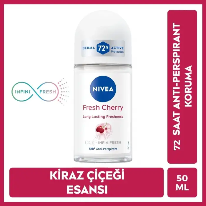 Nivea Fresh Cherry Kadın Deodorant Roll-On 50 ml