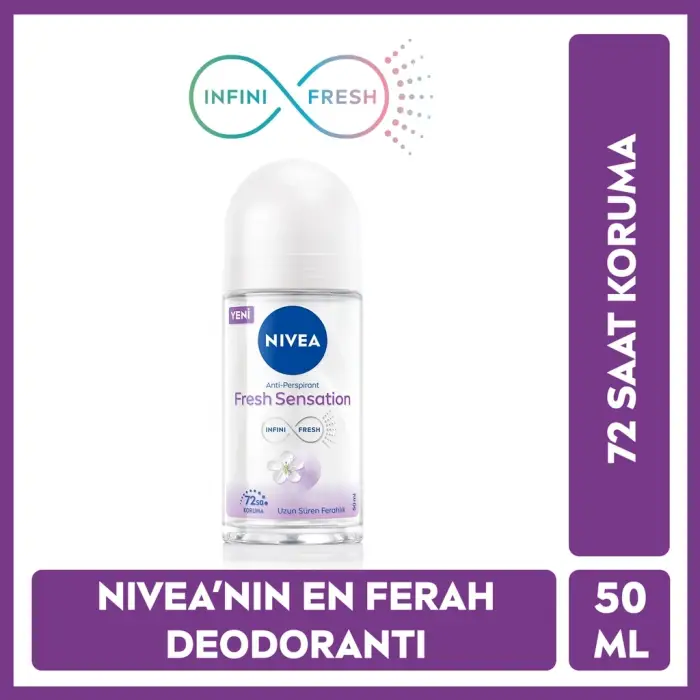 Nivea Fresh Sensation Kadın Deodorant Roll On 50 ml