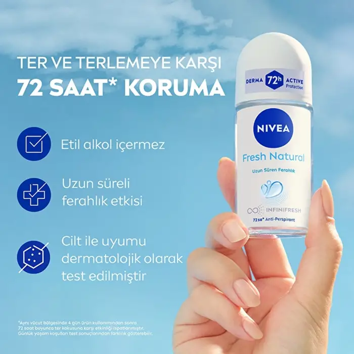 Nivea Kadın Roll-on Deodorant Fresh Natural 50 ml