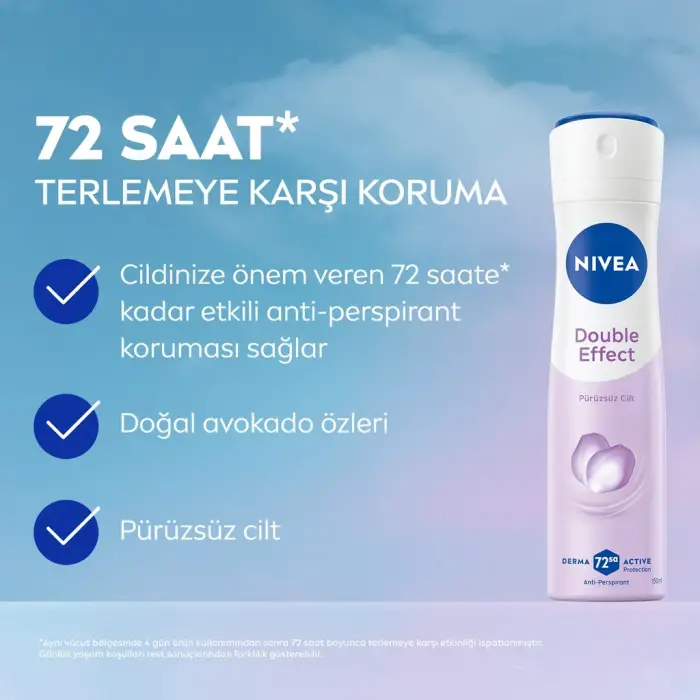Nivea Kadın Sprey Deodorant Double Effect 150 ml
