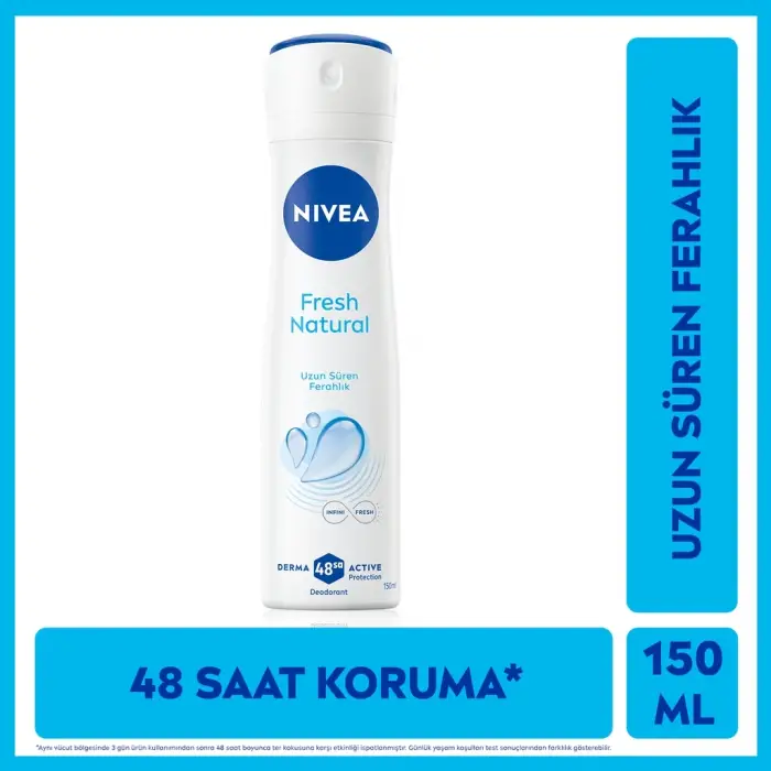 Nivea Kadın Sprey Deodorant Fresh Natural 150 ml