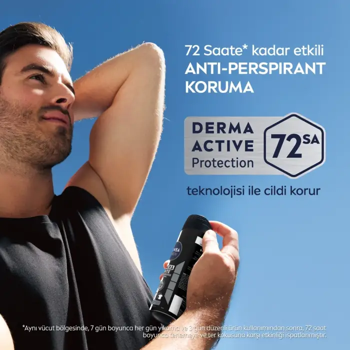 Nivea Men Black & White Invisible Original Erkek Deodorant Sprey 200 ml