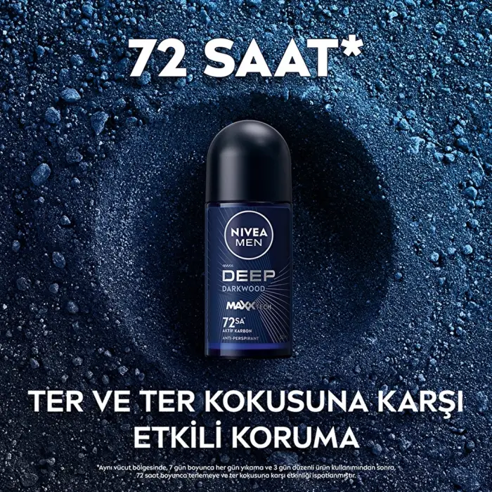 Nivea Men Erkek Roll-on Deodorant Deep Dimension 50 ml