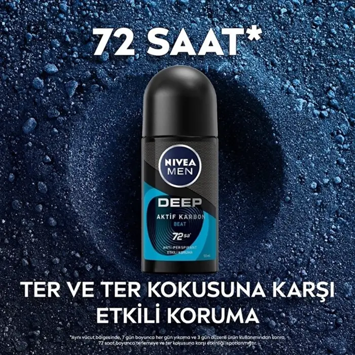 Nivea Men Erkek Roll-on Deodorant Deep Dimension Beat 50 ml