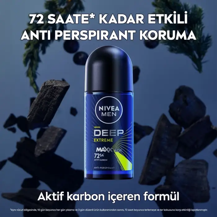Nivea Men Erkek Roll-on Deodorant Deep Extreme 50 ml