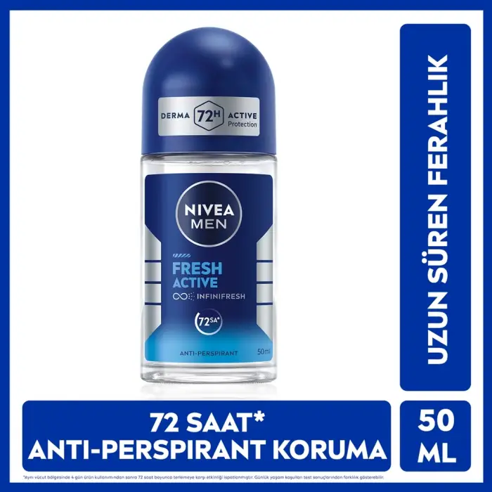 Nivea Men Erkek Roll-on Deodorant Fresh Active 50 ml