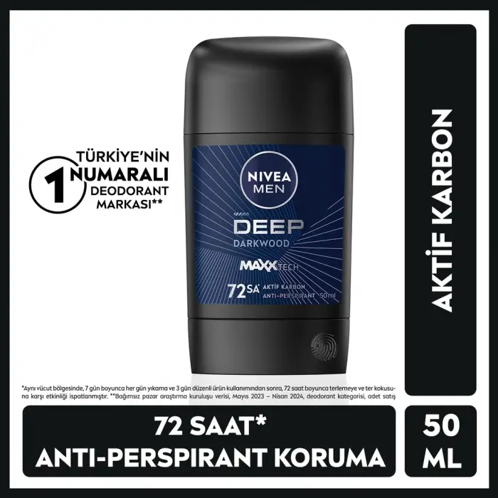 Nivea Men Erkek Stick Deodorant Deep Dimension 50 ml