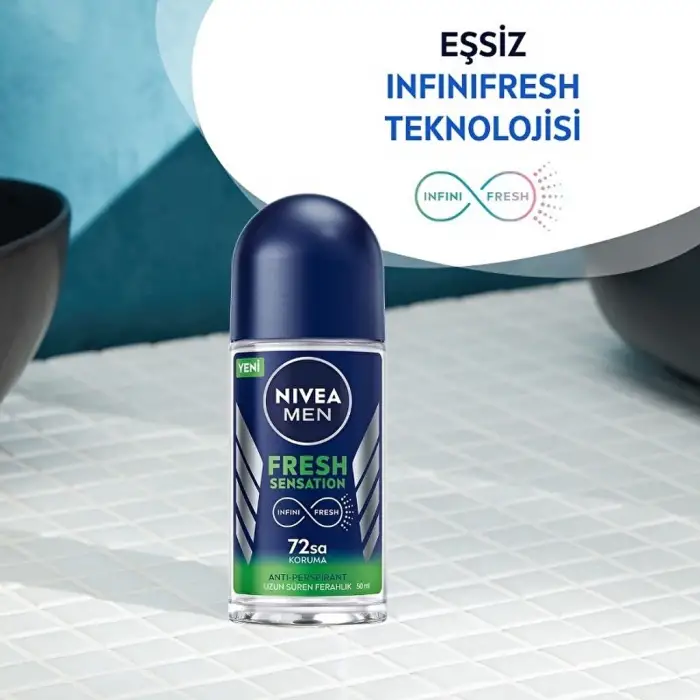 Nivea Men Fresh Sensation Erkek Deodorant Roll On 50 ml
